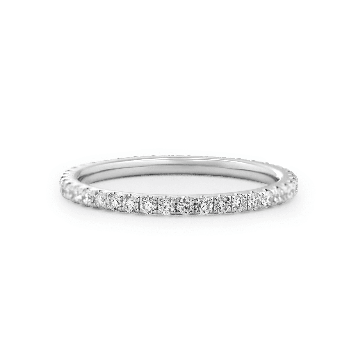 Oval Cut Lab Diamond 4 - Claw Hidden Halo Cathedral Bridal Set — Engagement Ring with U - Shaped Pavé Eternity Band - FIORESE JEWELRY