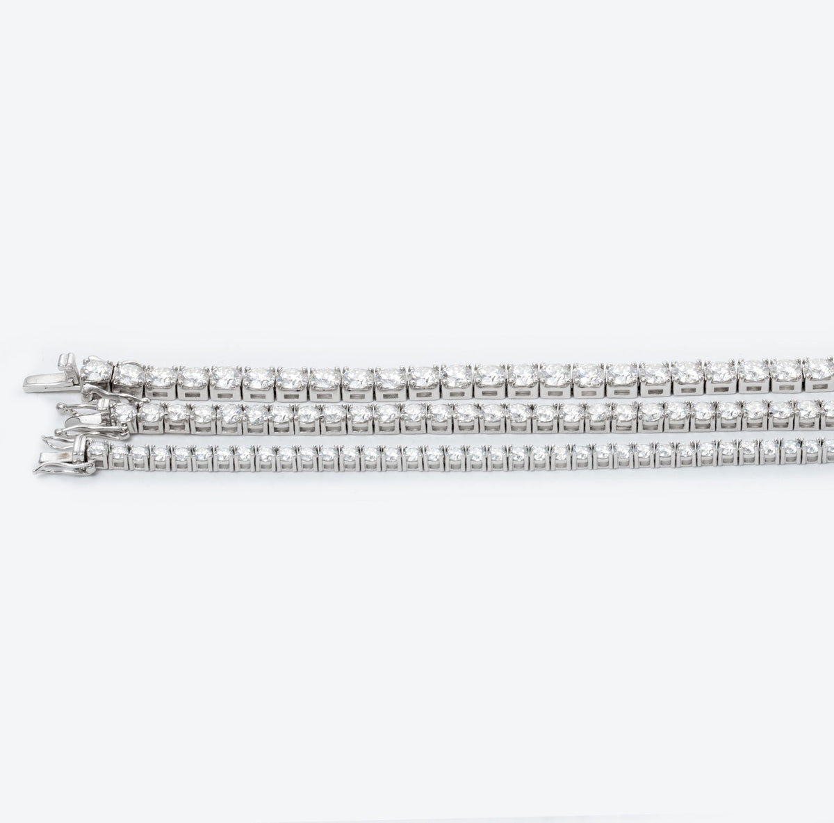 14K Gold Round Cut Lab Grown Diamond 4 Prongs Tennis Bracelet - LGG Jewelry