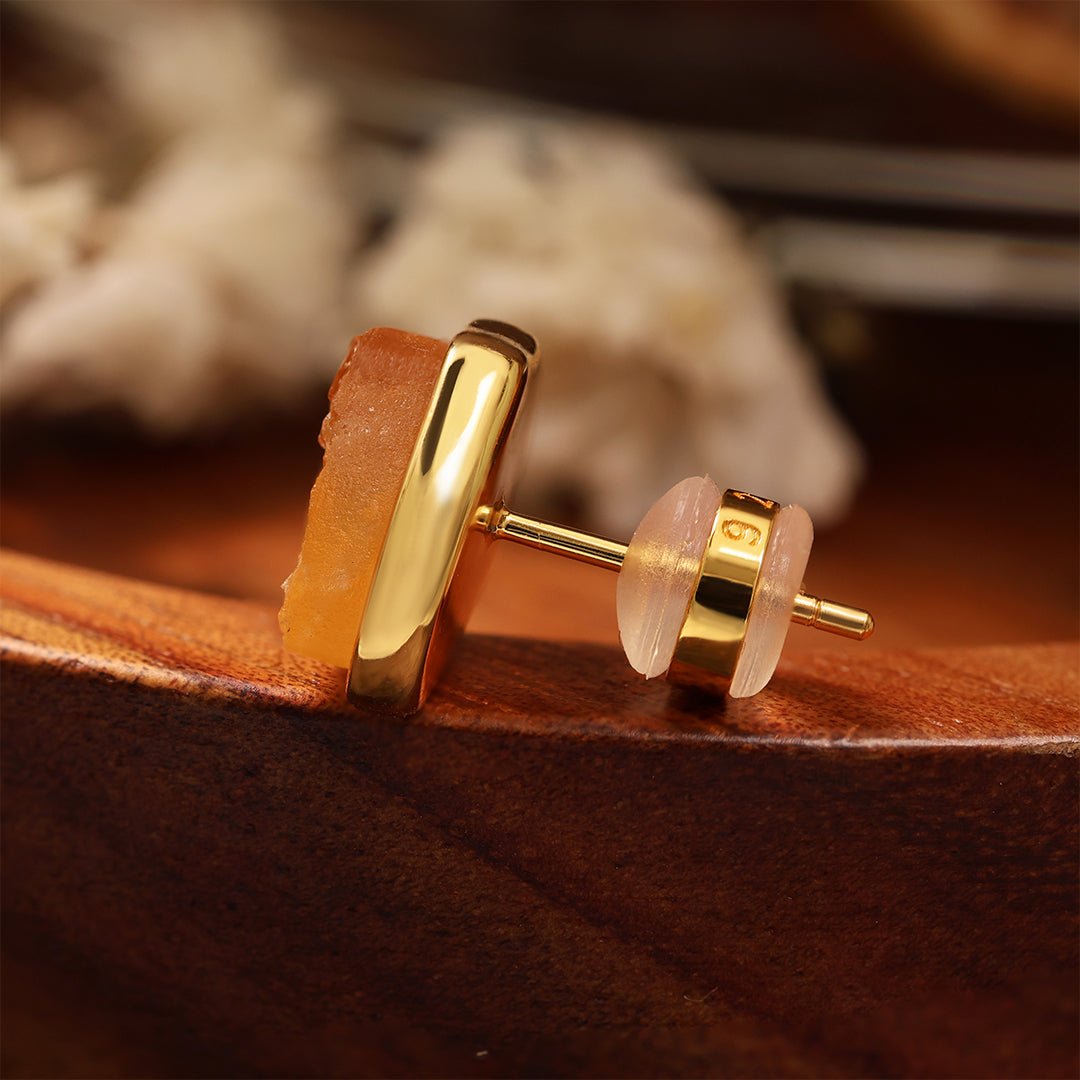 Irregular Raw Crystal Earrings - LGG Jewelry