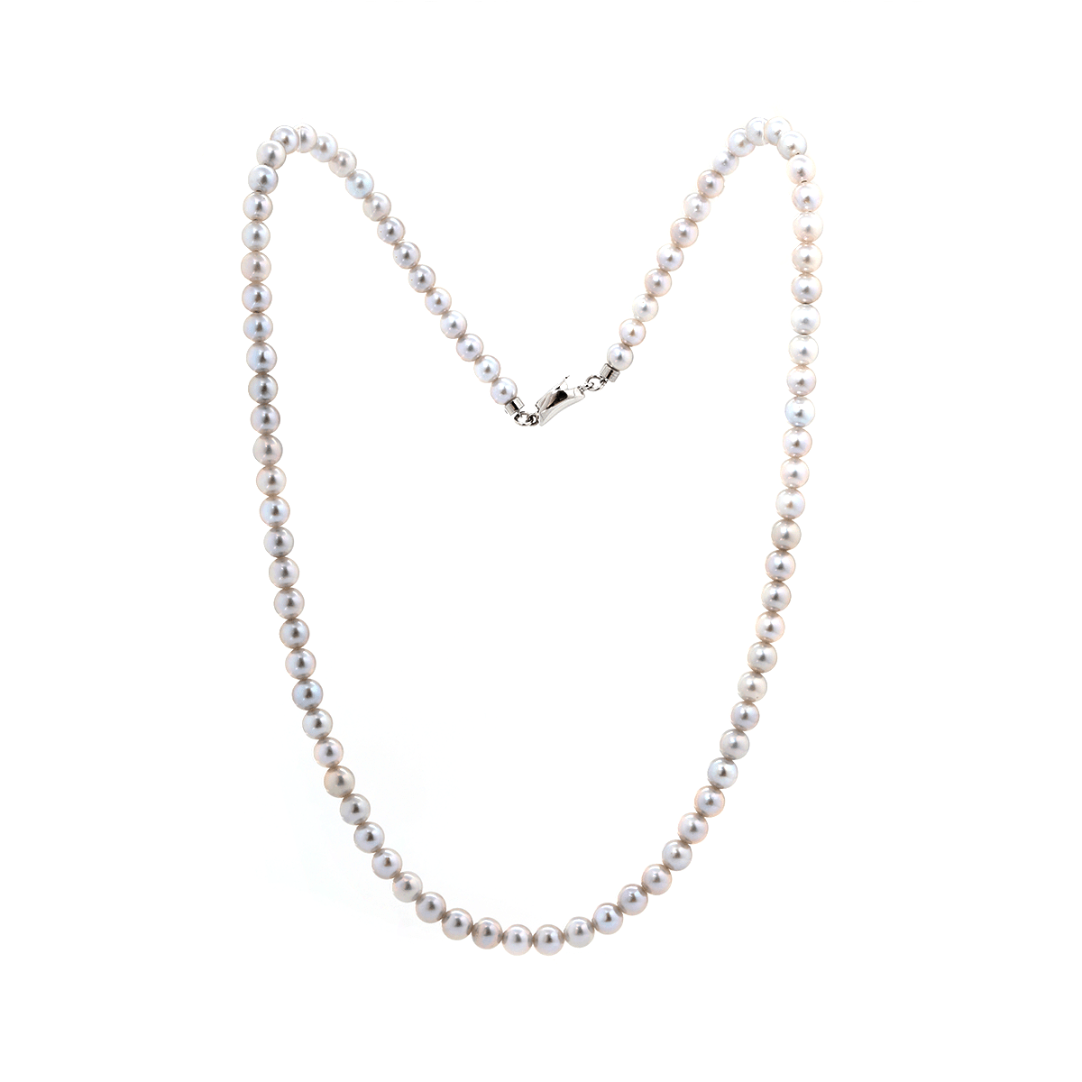 Vintage - Inspired Japanese Akoya Pearl Strand Necklace - FIORESE JEWELRY